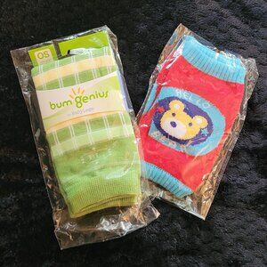 2pk Crawling/Knee Protection Socks